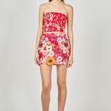 Floral Embroidered Skirt