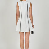 Linen Binded Mini Dress
