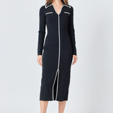 Binded Midi Dress