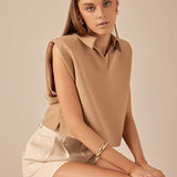 Relaxed Collared Shirt