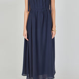 Pleated Midi Dress
