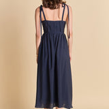 Pleated Midi Dress
