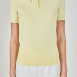 Collared Short Sleeve Sweater
