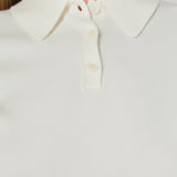 Collared Short Sleeve Sweater