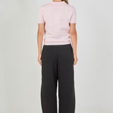 Collared Short Sleeve Sweater