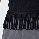 Lurex Knit Loop Top