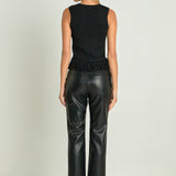 Lurex Knit Loop Top
