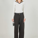 Knit Cutout Halter Top