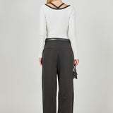 Knit Cutout Halter Top