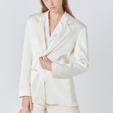 Satin Relaxed Blazer