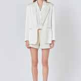 Satin Relaxed Blazer