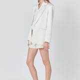 Satin Relaxed Blazer