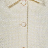 Tweed Collared Mini Dress