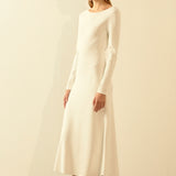 Knit Open Back Maxi Dress