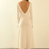 Knit Open Back Maxi Dress
