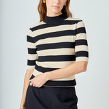 Striped Knit Top