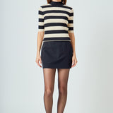 Striped Knit Top