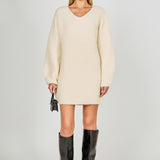 Chunky Rib Oversized Mini Dress