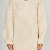 Chunky Rib Oversized Mini Dress