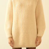 Chunky Rib Oversized Mini Dress