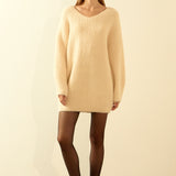 Chunky Rib Oversized Mini Dress