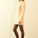 Chunky Rib Oversized Mini Dress