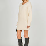 Chunky Rib Oversized Mini Dress