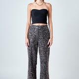 Boucle Tweed Pants