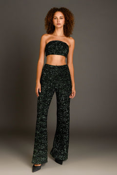 Sequins Strapless Bandeau