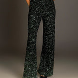 Sequins Wide Leg Pants