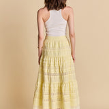 Laced Midi Skirt