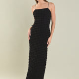 Bubble Maxi Slip Dress