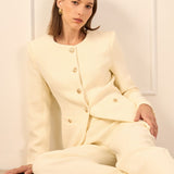 Tweed Buttoned Vest