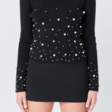 Pearl Embellished Sweater