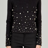 Pearl Embellished Sweater