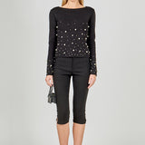 Pearl Embellished Sweater