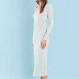 Lurex Sweater Midi Dress