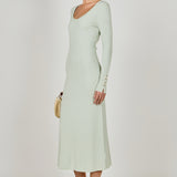 Lurex Sweater Midi Dress