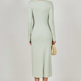 Lurex Sweater Midi Dress