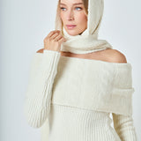 Off Shoulder Sweater Mini Dress
