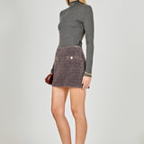Tweed Boucle Skirt