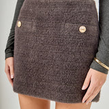 Tweed Boucle Skirt