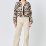 Leopard Sherpa Jacket