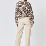 Leopard Sherpa Jacket