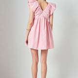 Sydney Combo Bow Mini Dress