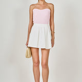 Linen High Waisted Flounce Skirt