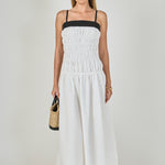 Amara Smocked Taffeta Maxi Dress Endless Rose Amara Smocked Taffeta Maxi Dress Endless Rose