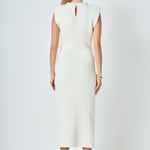 endless rose lace mock neck midi dress Endless Rose