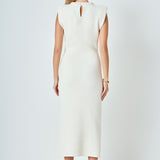 Knit Padded Maxi Dress