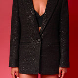 Tweed Sequins Blazer